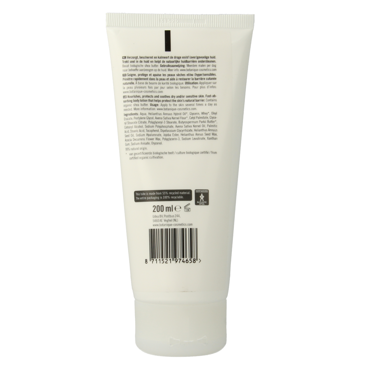 Botanique Bodylotion sensitive 200.00 Milliliter
