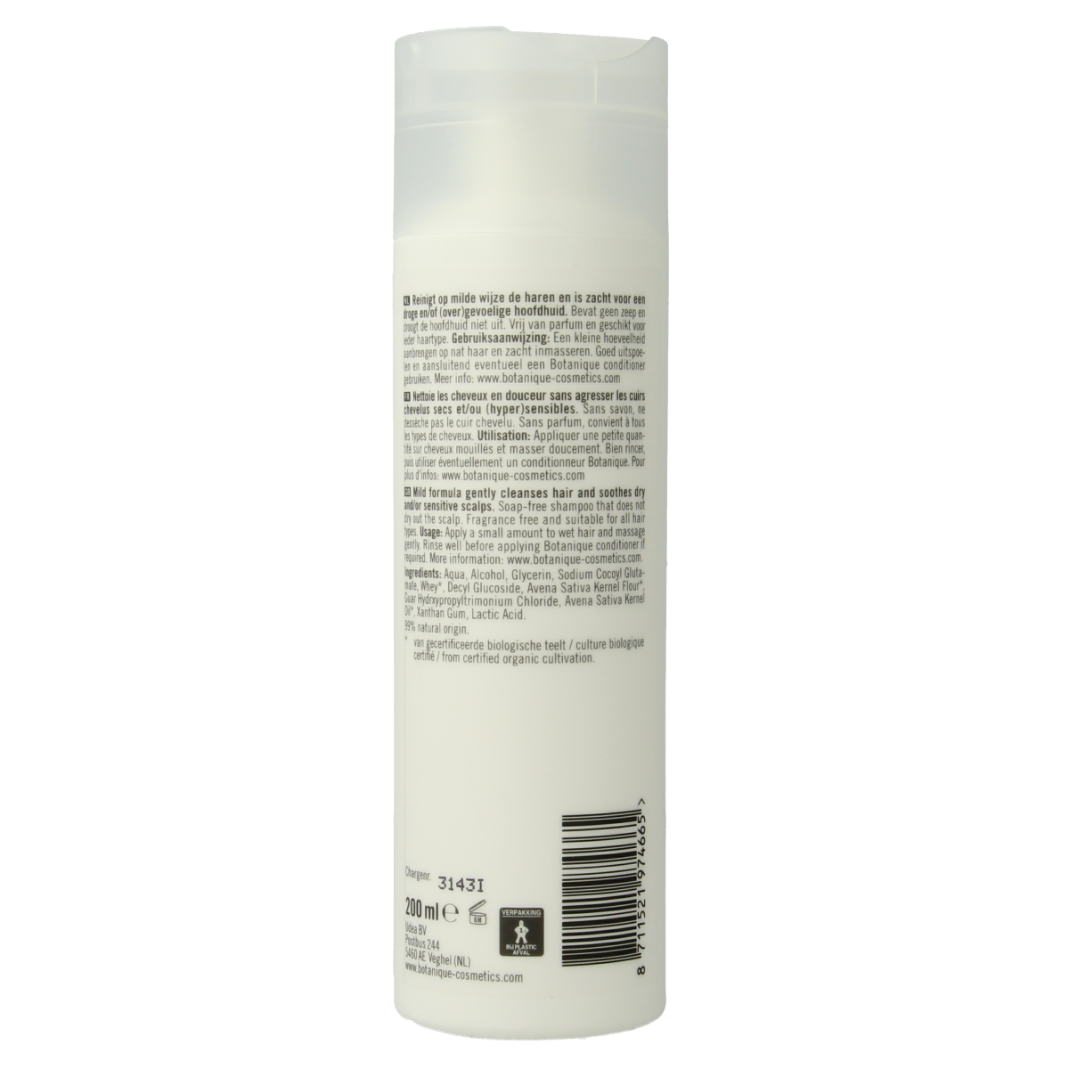 Botanique Shampoo sensitive 200.00 Milliliter