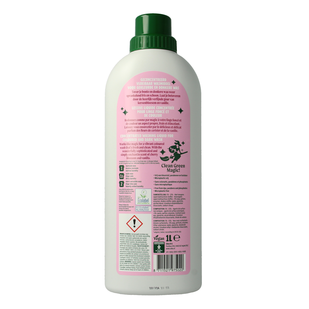 The Good Witch Wasmiddel kleur/zwart 1000.00 Milliliter