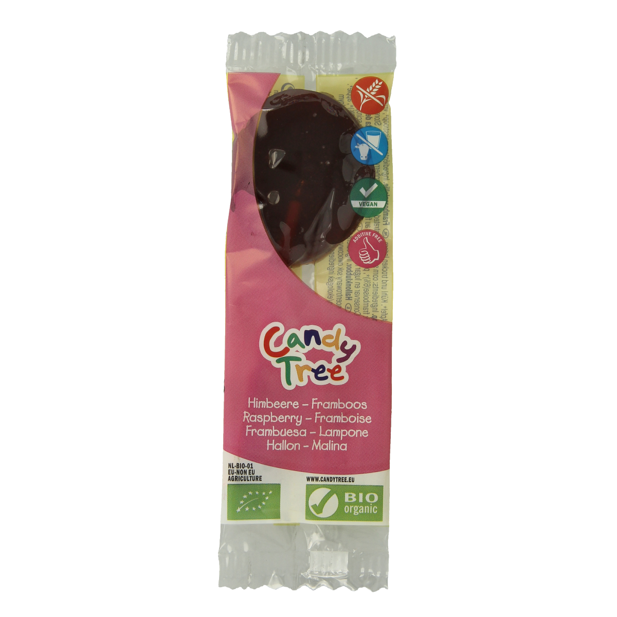 Candy Tree Frambozen lollie bio 1.00 Stuks