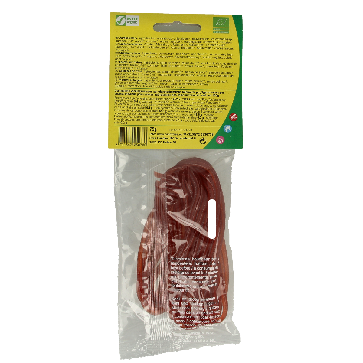 Candy Tree Aardbeiveters bio 75.00 Gram
