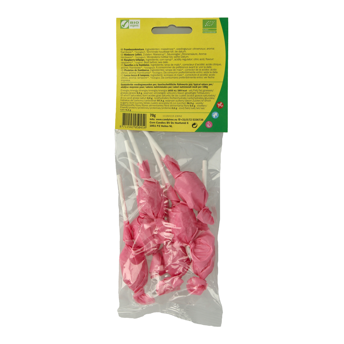 Candy Tree Frambozenknotsen bio 7.00 Stuks