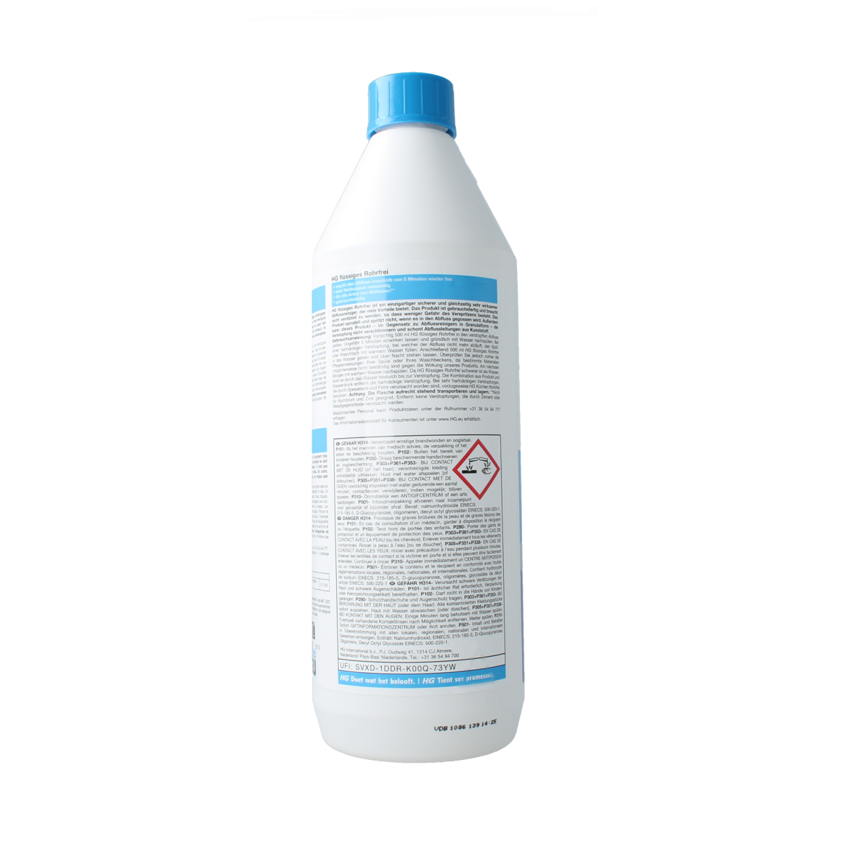 HG Vloeibare ontstopper 1.00 Liter