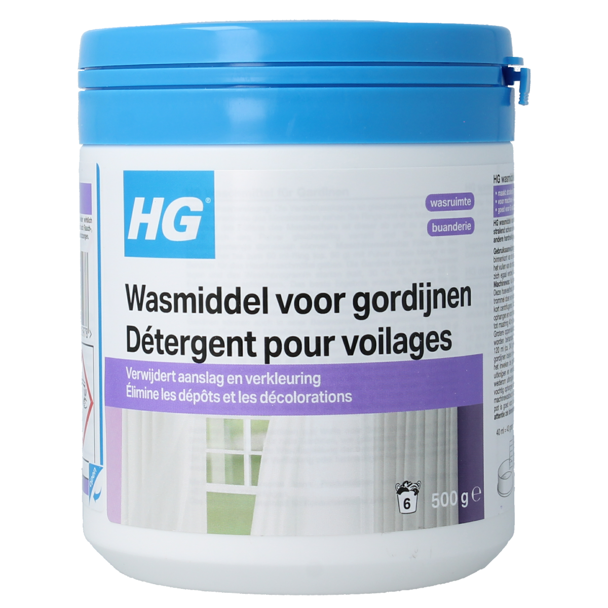 HG Wasmiddel voor vitrage 500.00 Gram