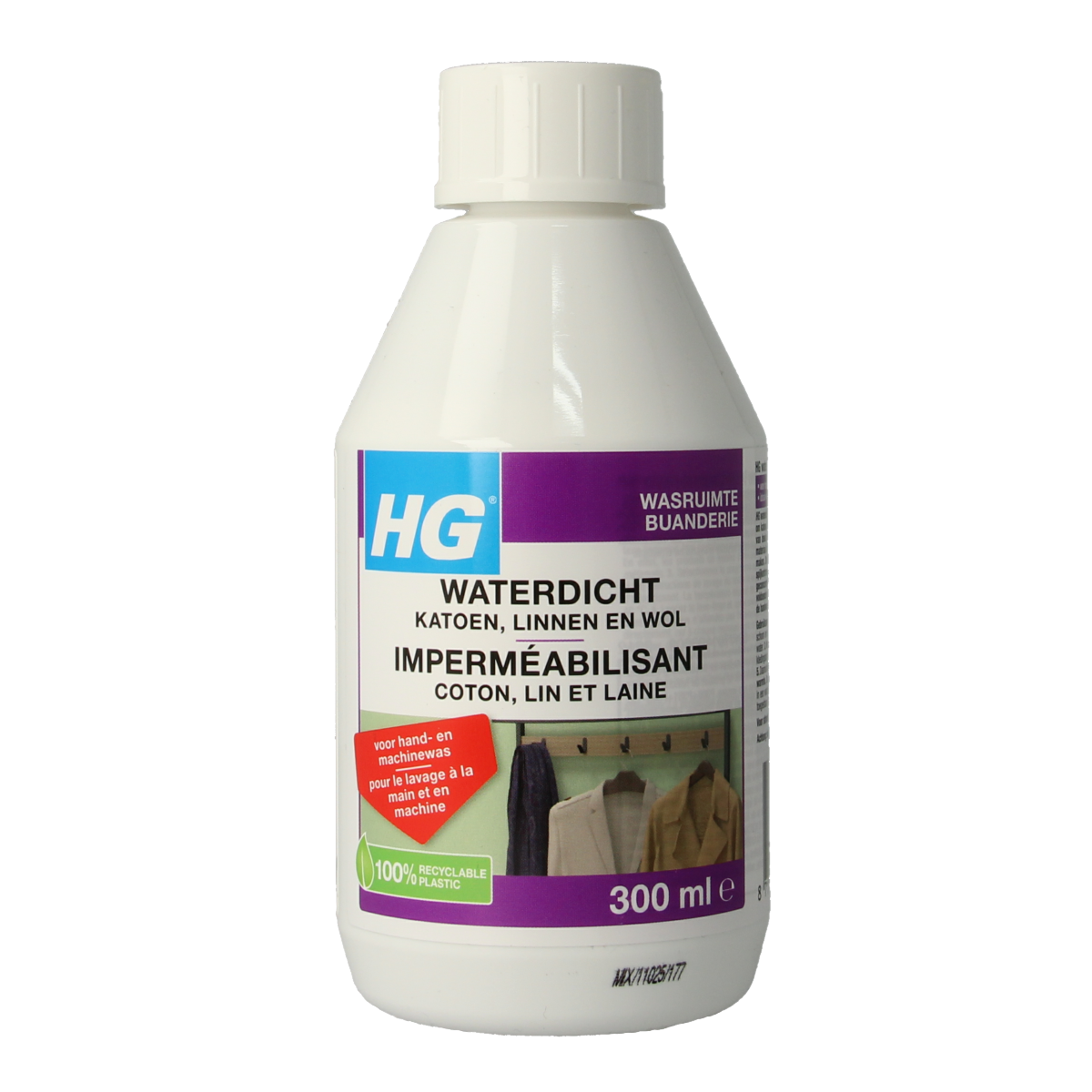 HG Waterdicht katoen linnen wol 300.00 Milliliter