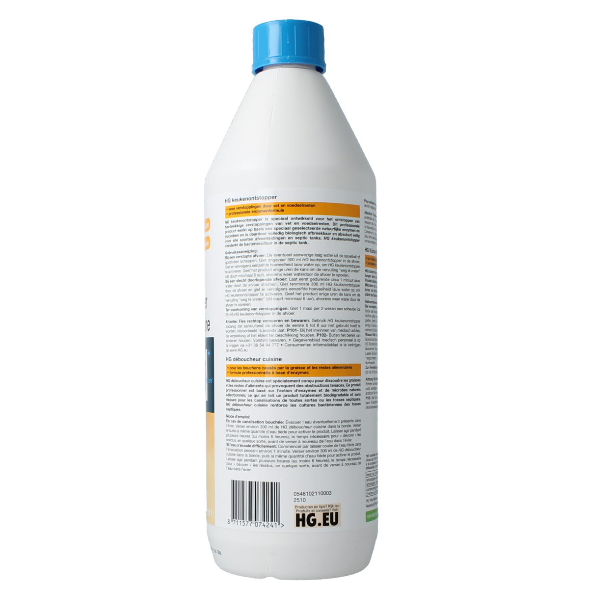 HG Keukenontstopper 1.00 Liter