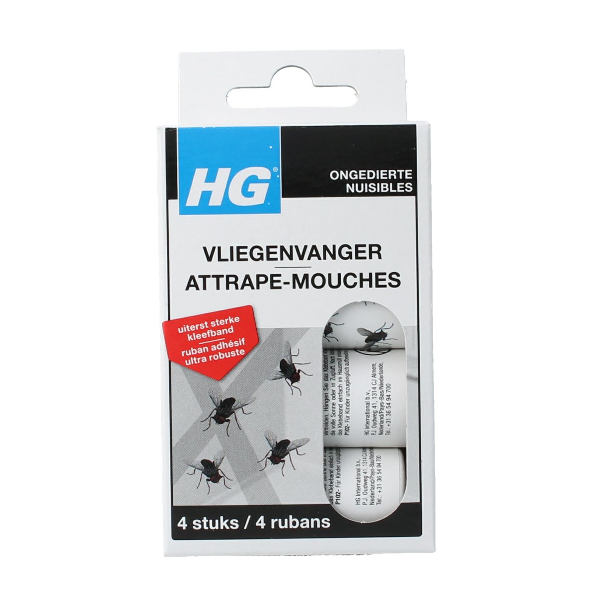 HG X vliegenvanger 4.00 Stuks