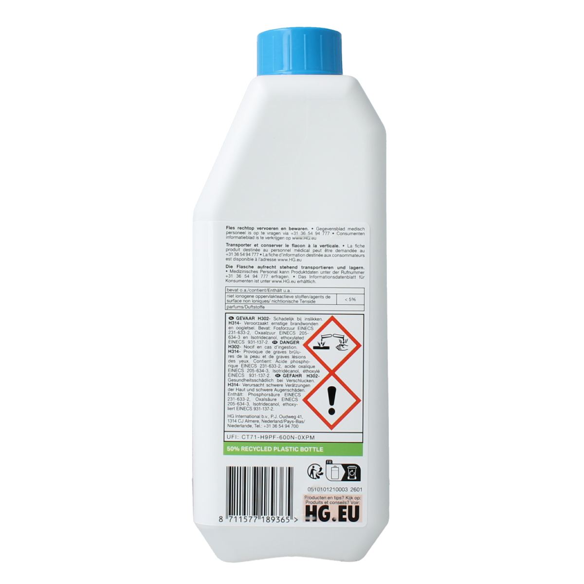 HG Tegelcementsluier verwijderaar 1.00 Liter