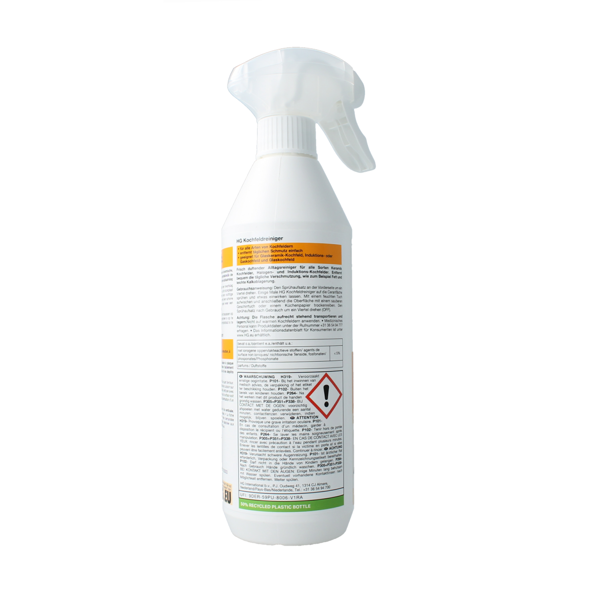 HG Kookplaat reiniger 500.00 Milliliter