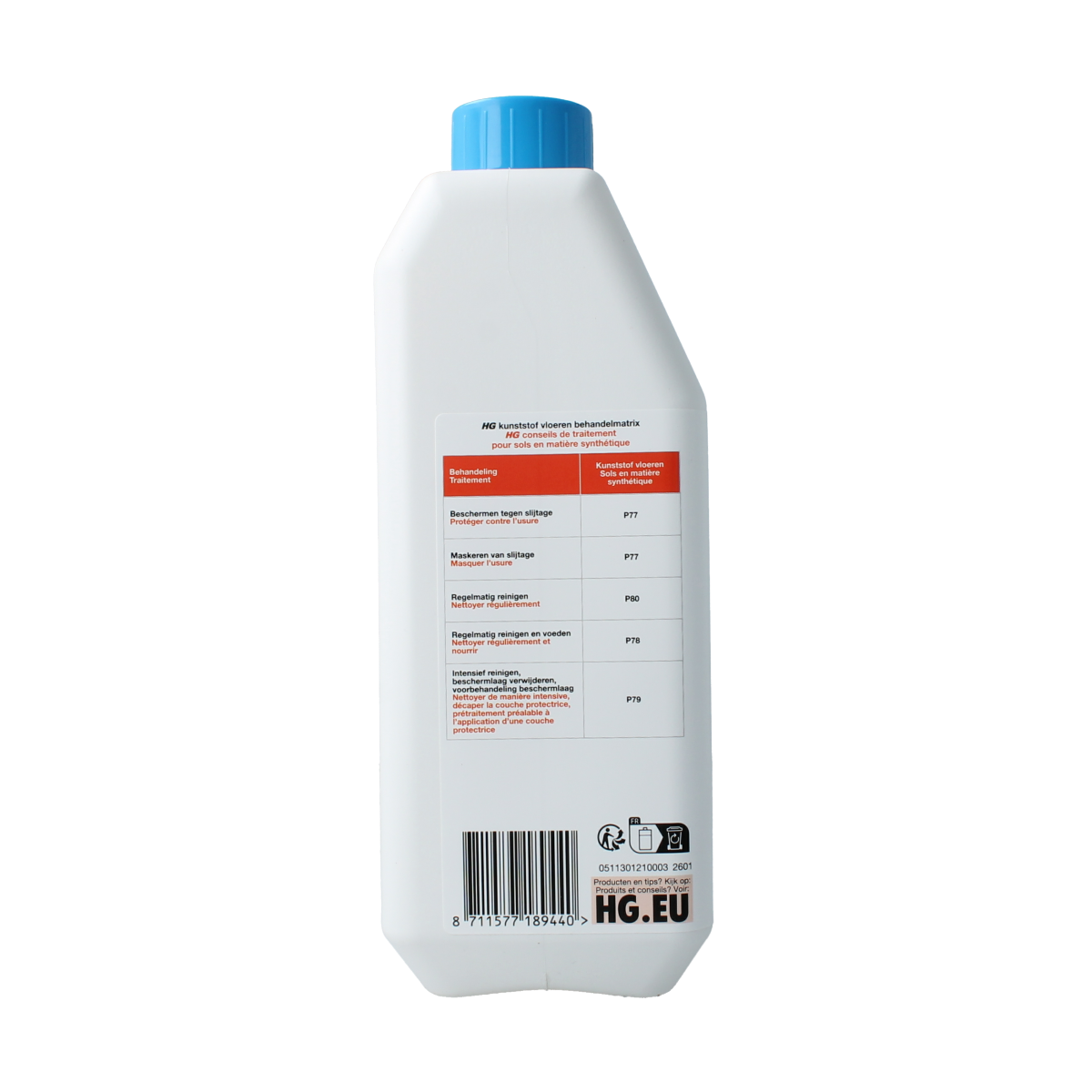 HG Kunststof beschermer 1.00 Liter