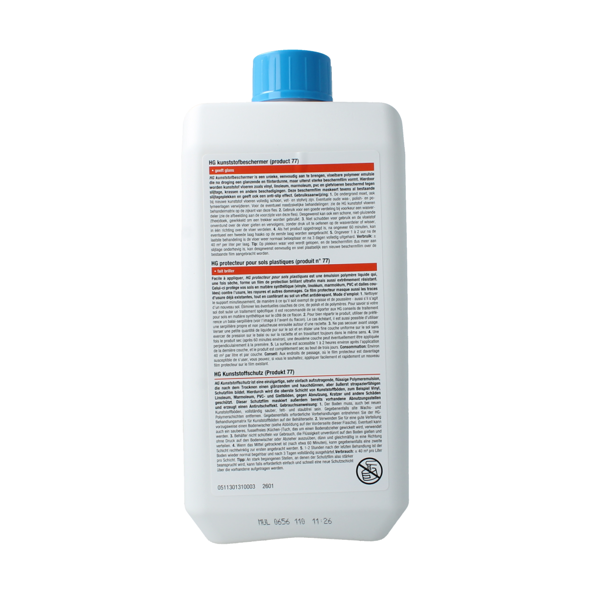 HG Kunststof beschermer 1.00 Liter