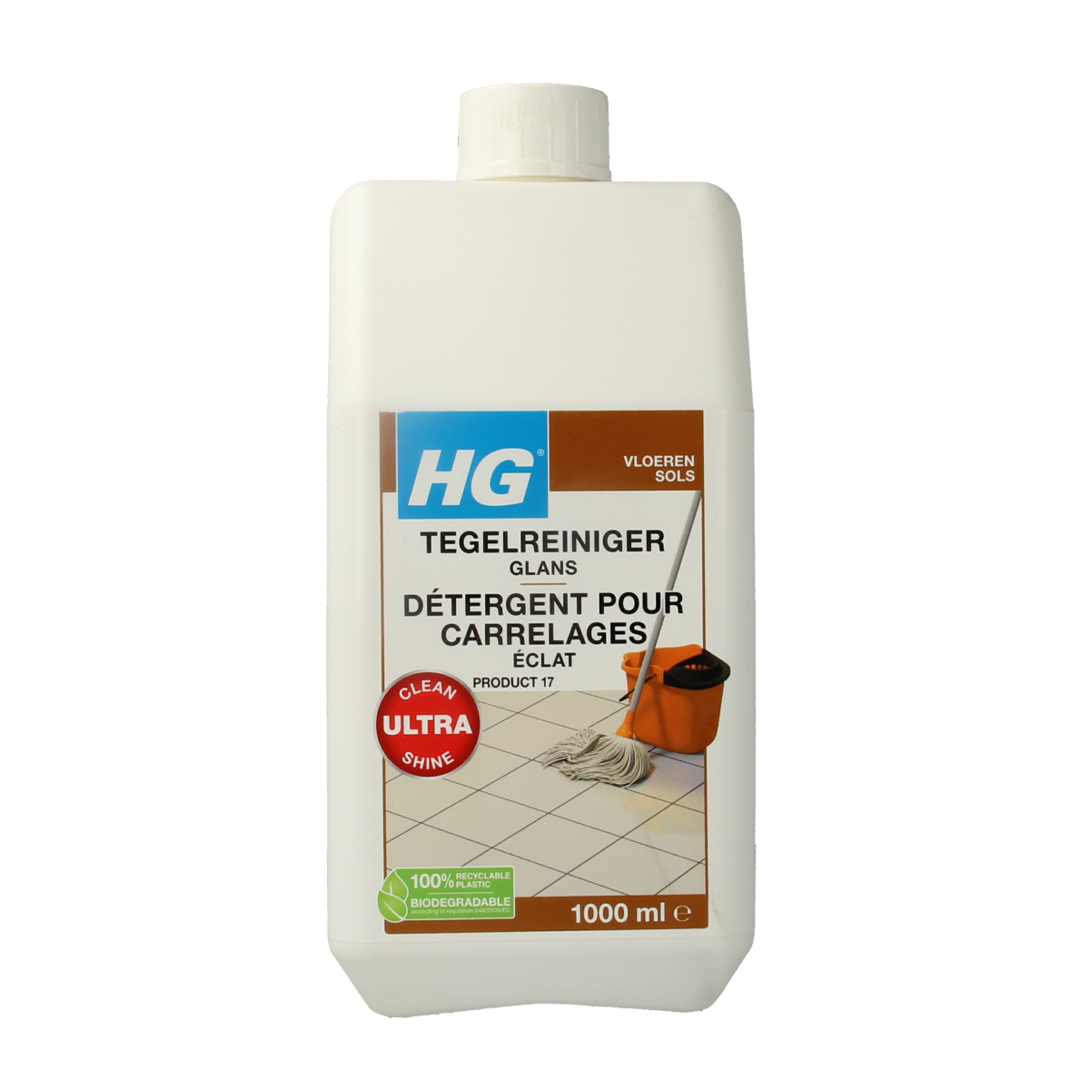 HG Tegelreiniger glans 1.00 Liter
