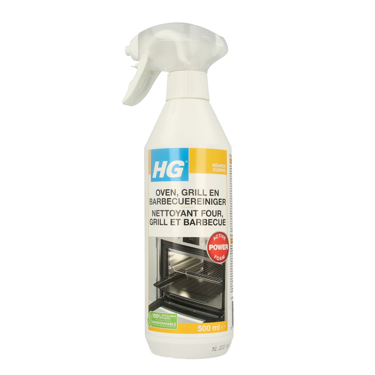 HG Oven & grill & BBQ reiniger 500.00 Milliliter