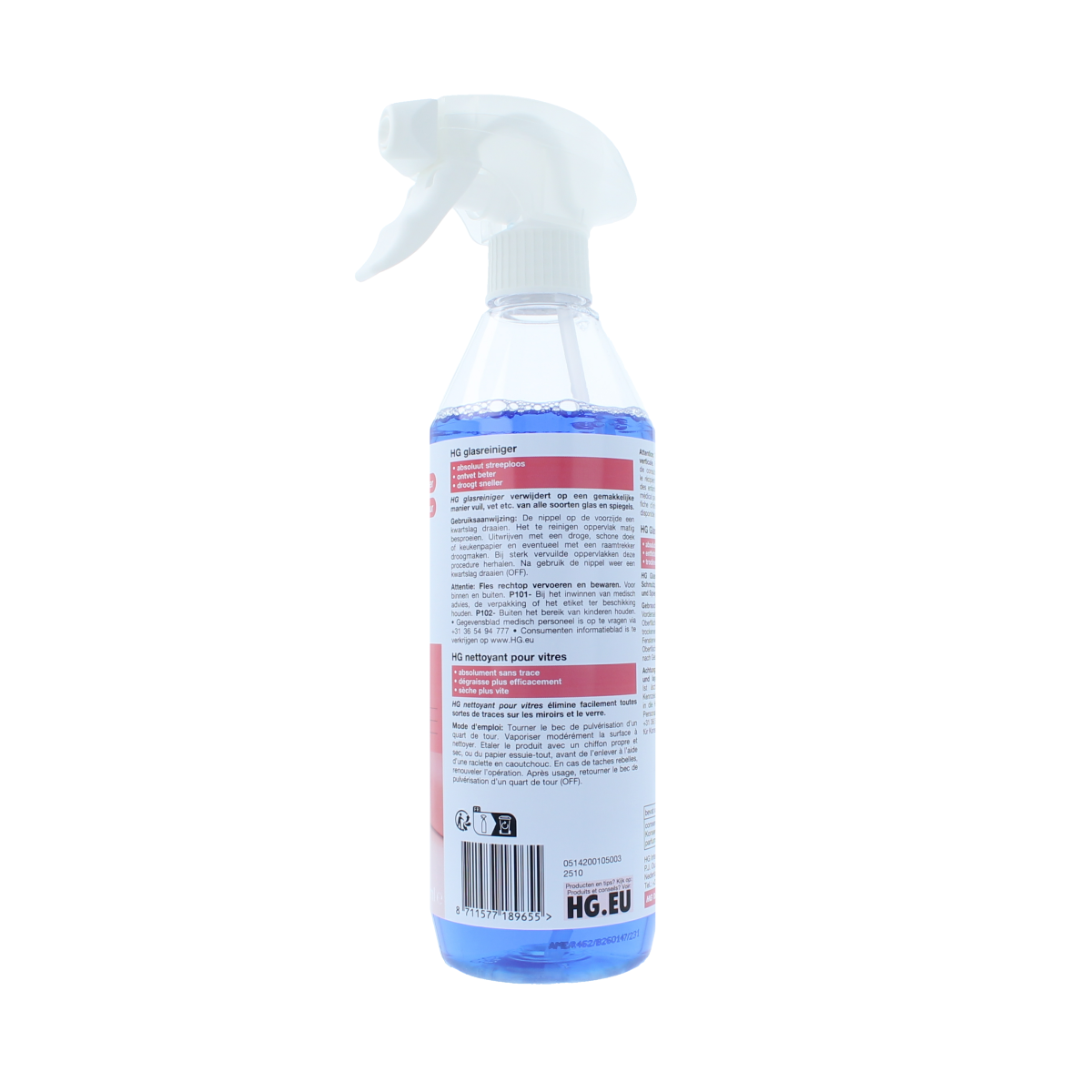 HG Glas reiniger 500.00 Milliliter