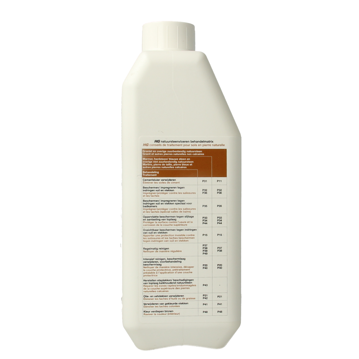 HG Natuursteen cementsluier verwijderaar 1.00 Liter