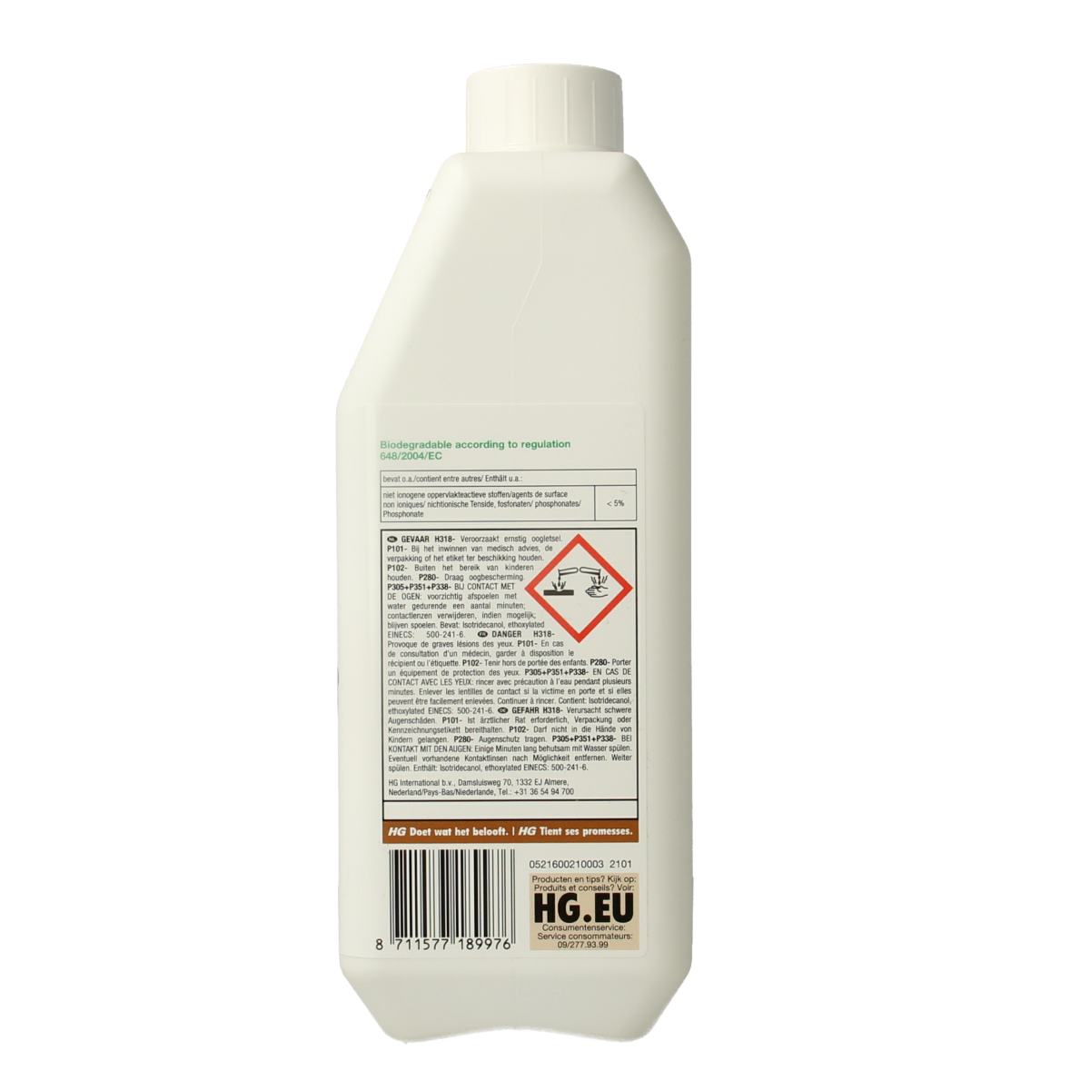 HG Natuursteen cementsluier verwijderaar 1.00 Liter