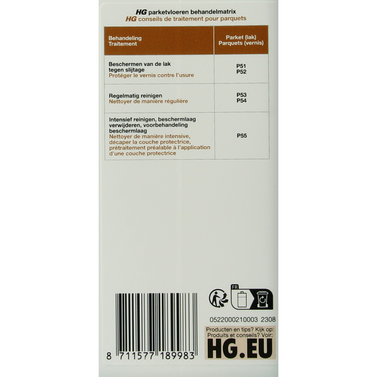 HG Parketreiniger 1.00 Liter