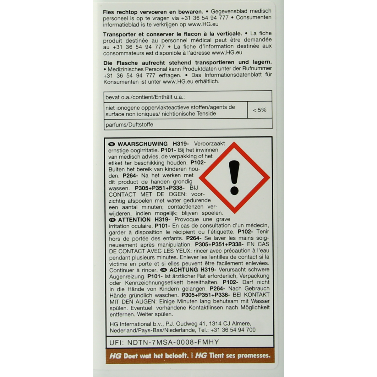 HG Parketreiniger 1.00 Liter