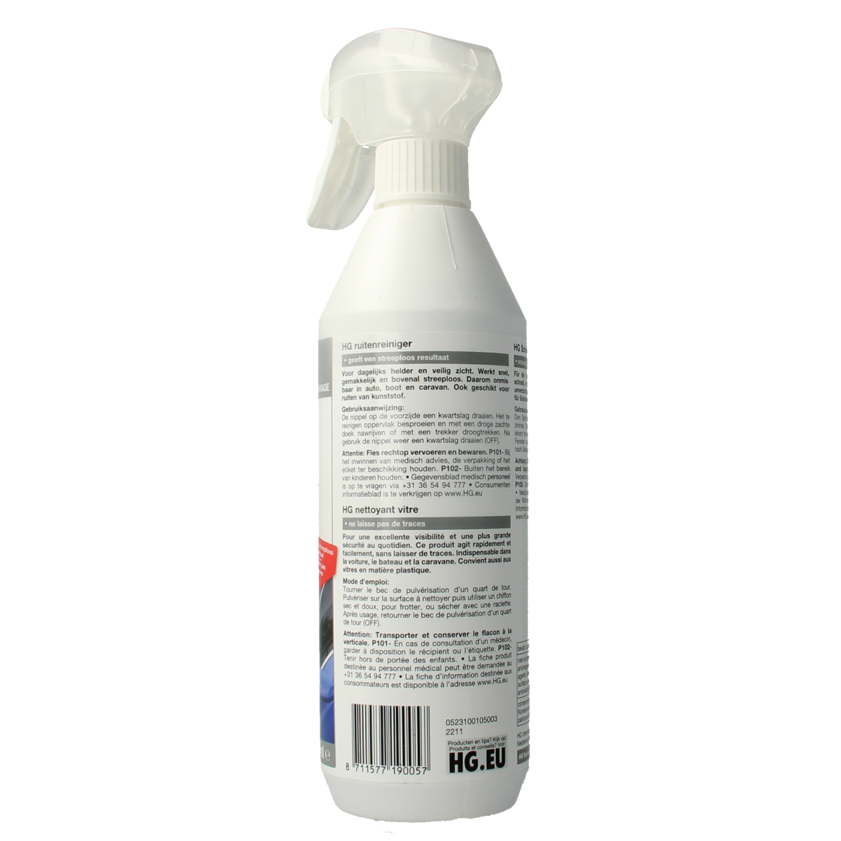 HG Ruitenreiniger 500.00 Milliliter