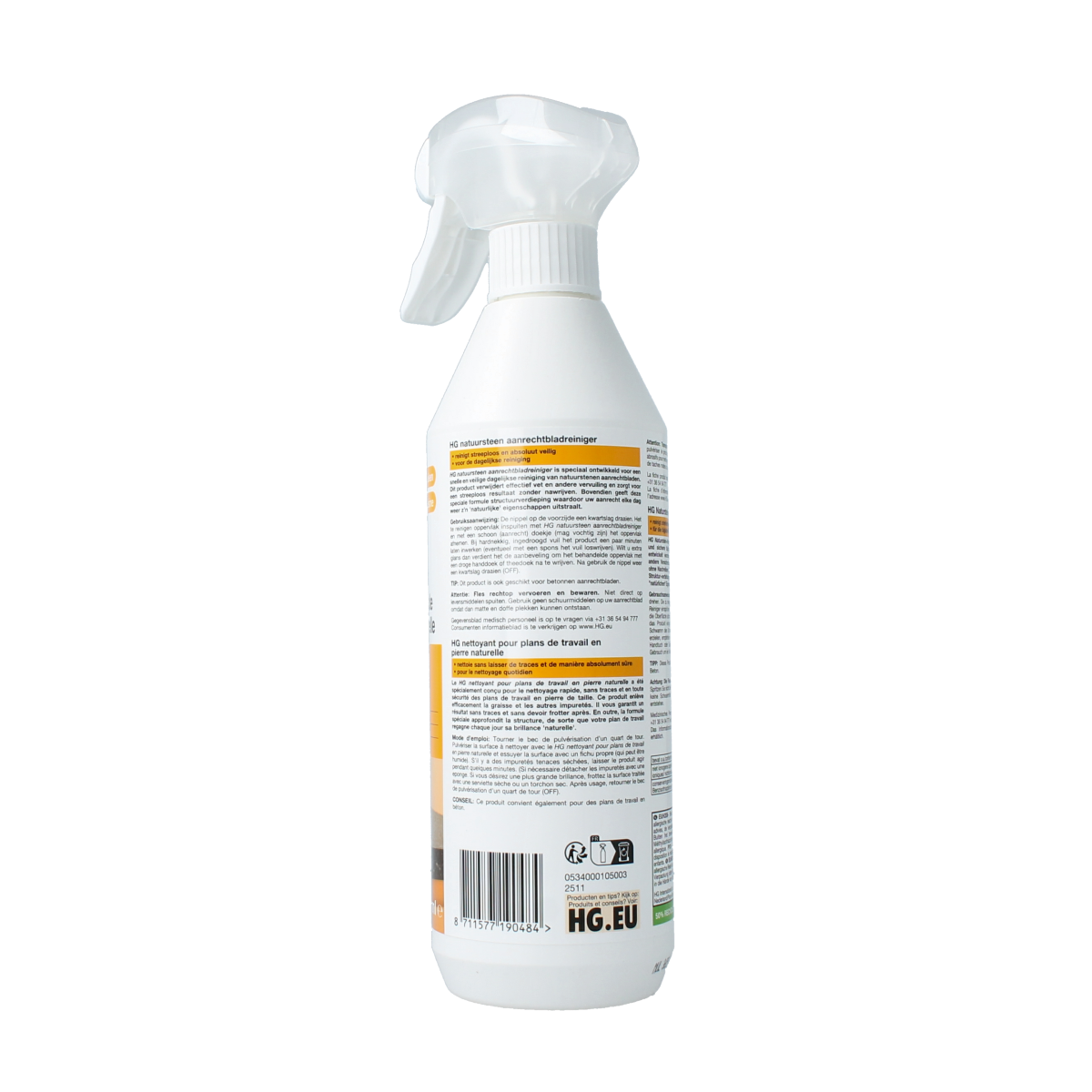 HG Natuurstenen aanrechtblad reiniger 500.00 Milliliter