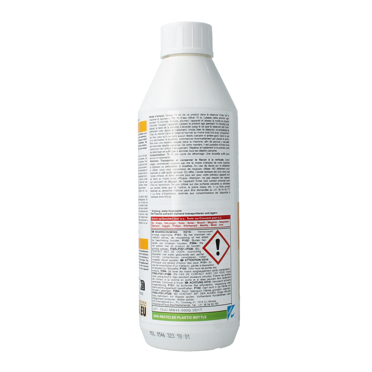 HG Koffiemachine ontkalker citroen 500.00 Milliliter