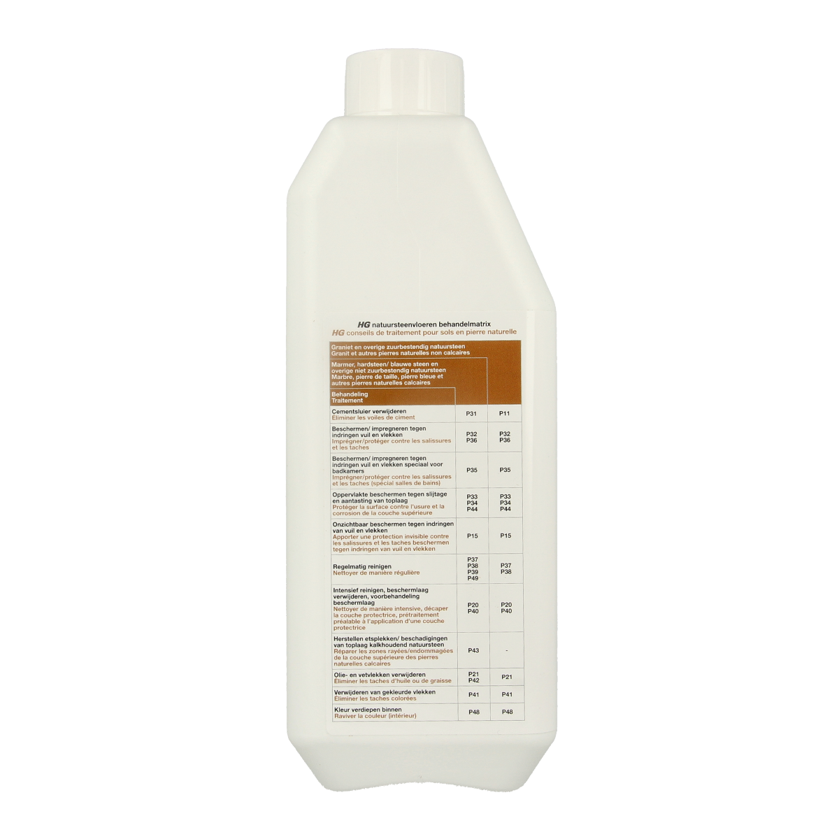 HG Natuursteen impregnerende beschermer 1.00 Liter