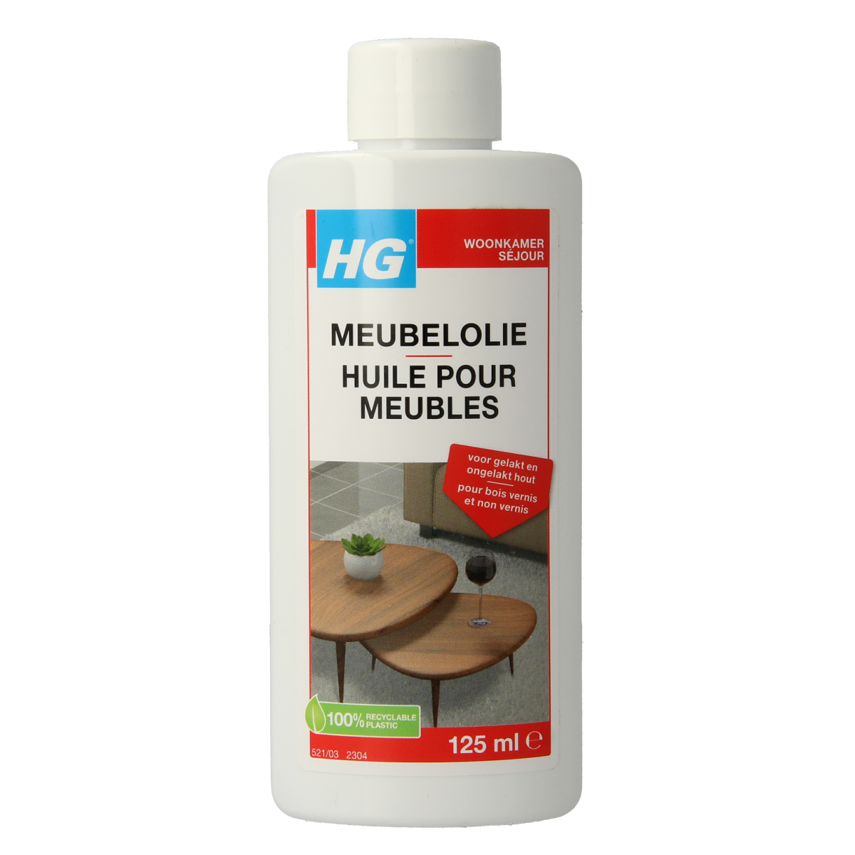 HG Meubelolie eiken 125.00 Milliliter