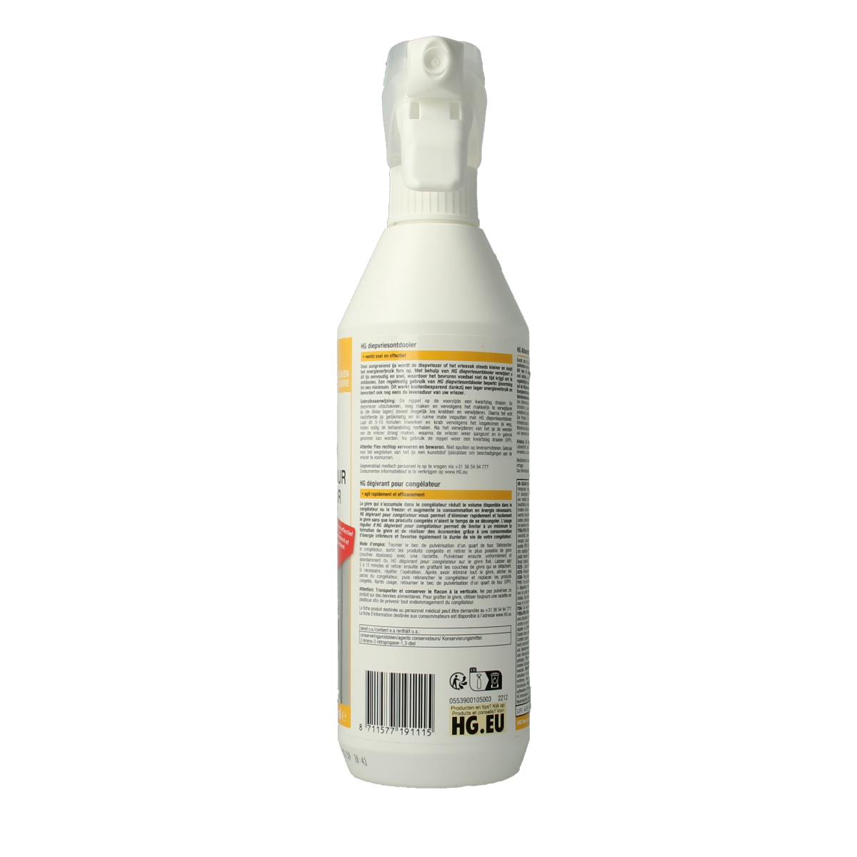 HG Diepvries ontdooier 500.00 Milliliter