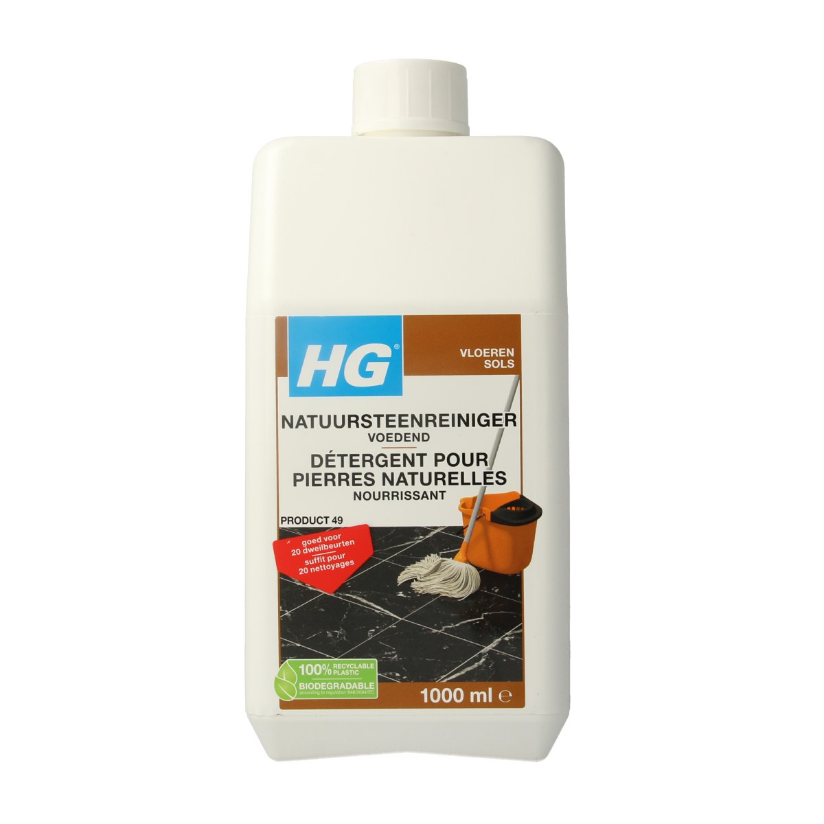 HG Natuursteen reiniger voedend 1.00 Liter