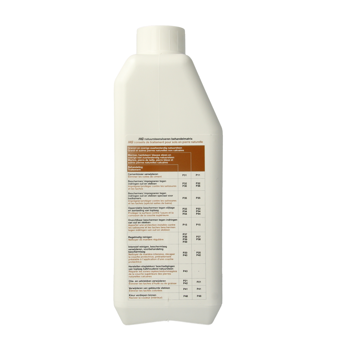 HG Natuursteen reiniger voedend 1.00 Liter