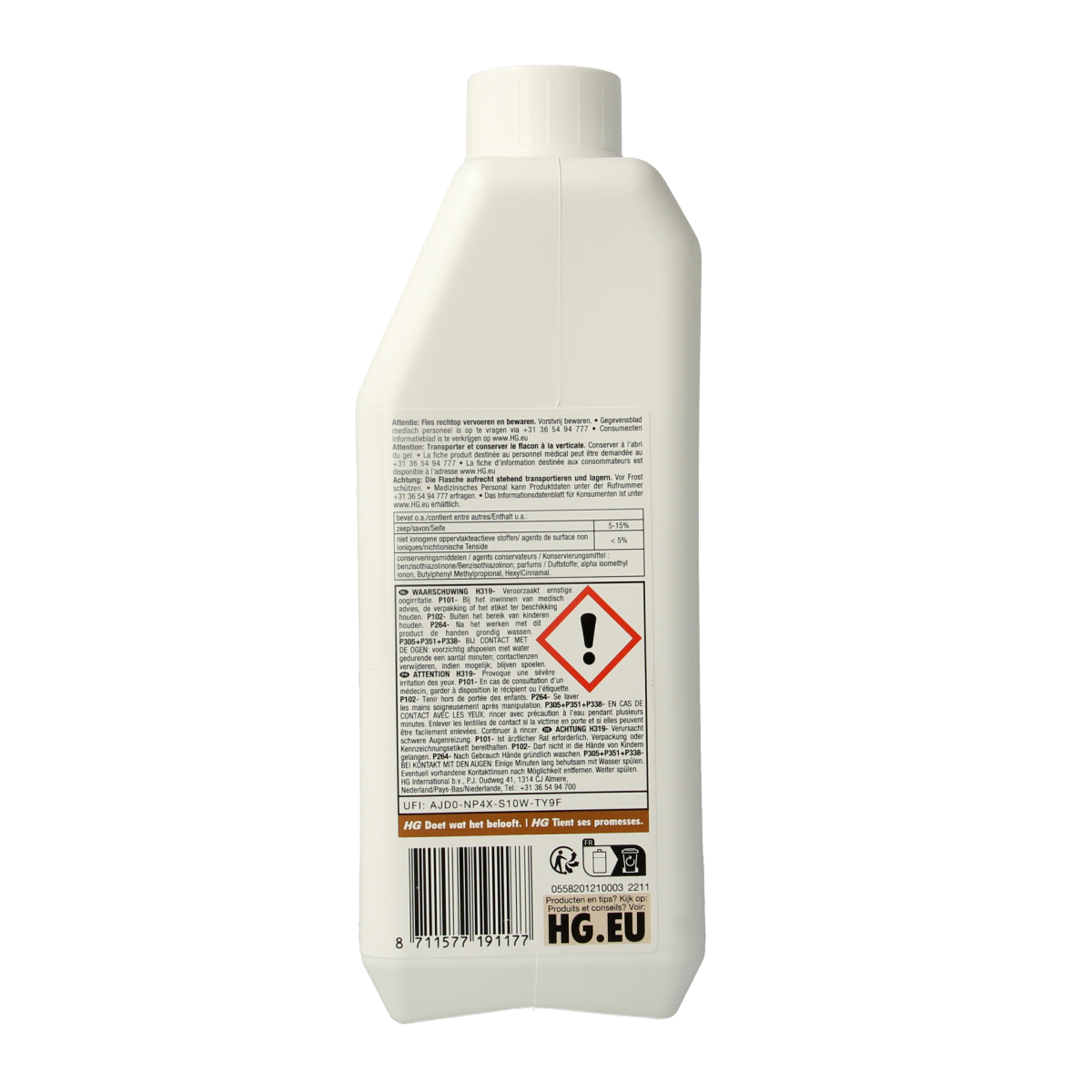 HG Natuursteen reiniger voedend 1.00 Liter