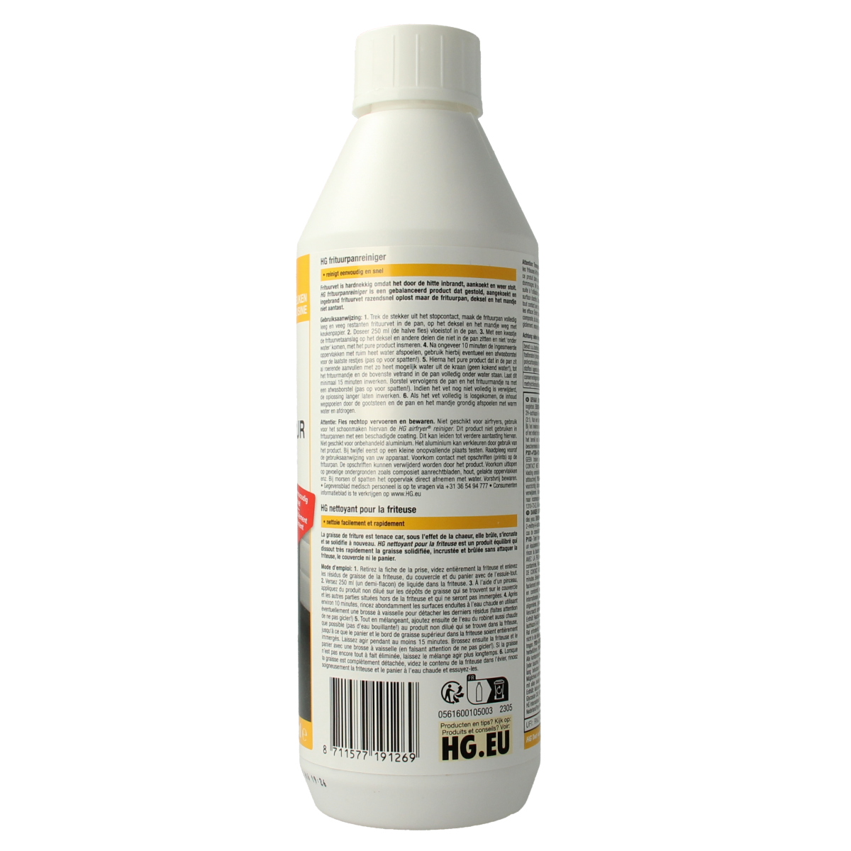 HG Frituurpan reiniger 500.00 Milliliter