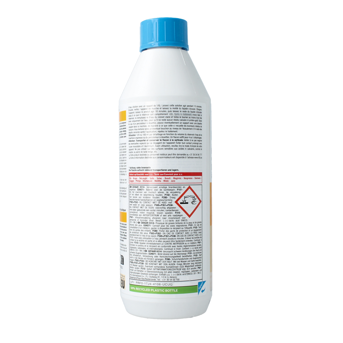 HG Koffiemachine ontkalker melkzuur 500.00 Milliliter