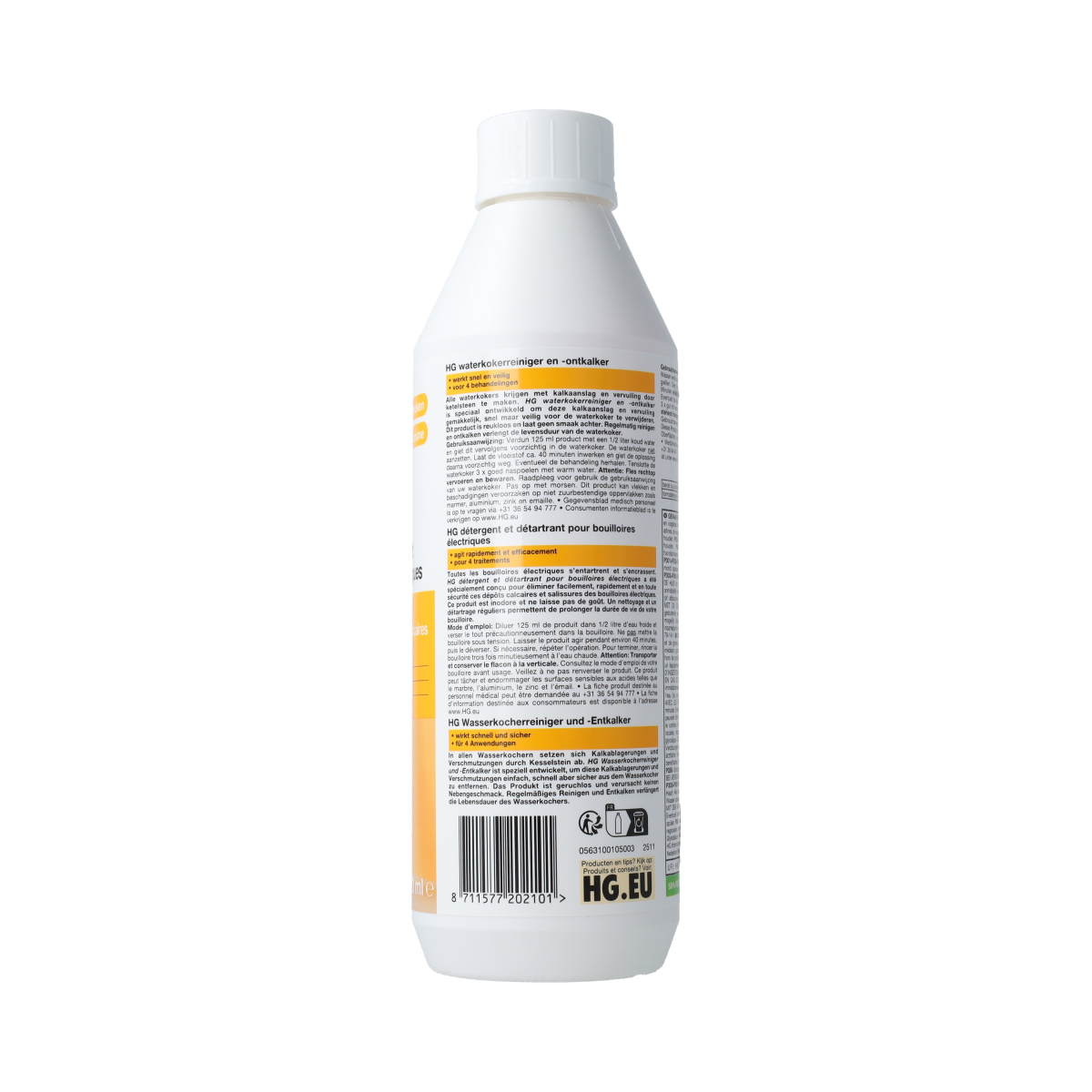 HG Waterkokerreiniger en -ontkalker 500.00 Milliliter
