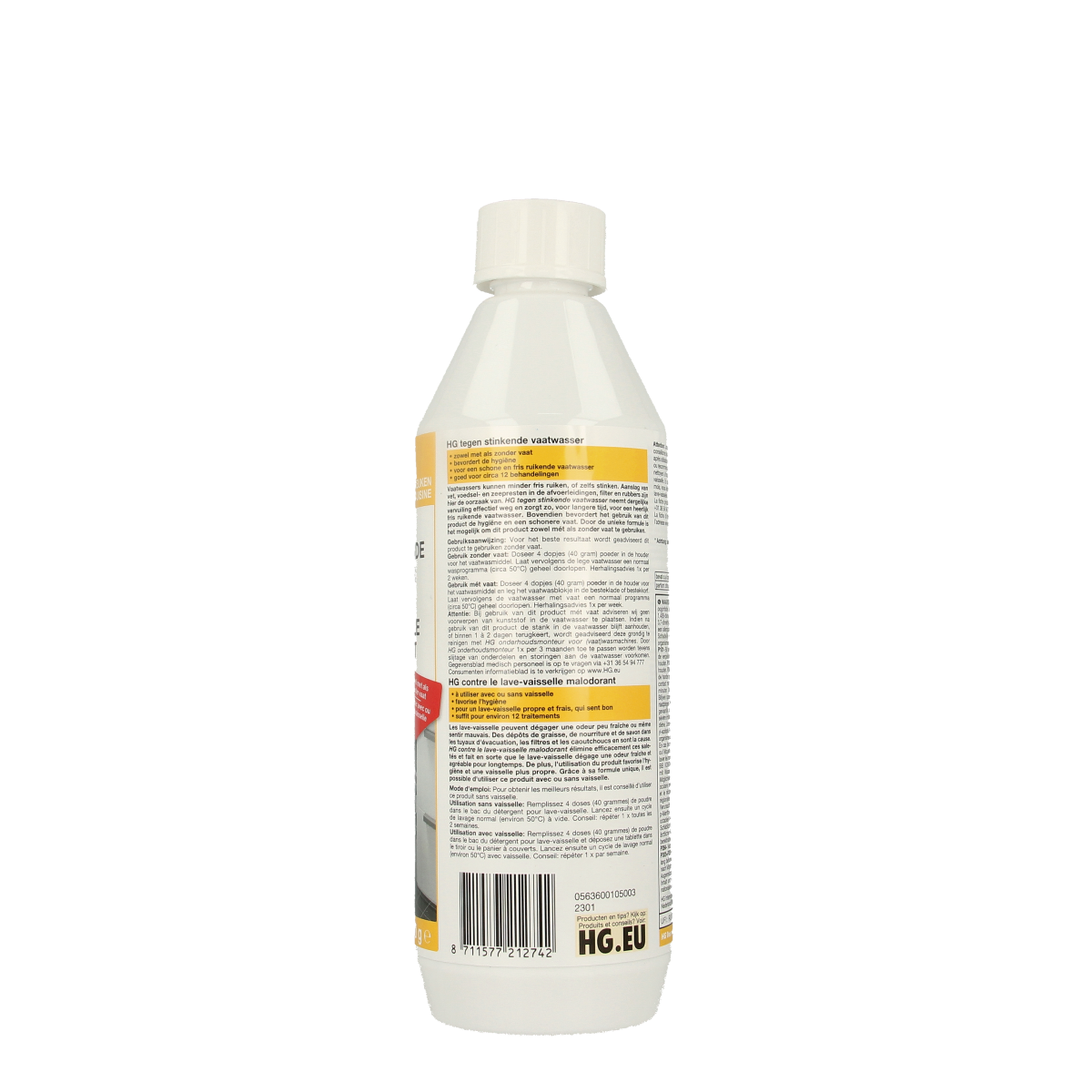 HG Tegen stinkende vaatwasser 500.00 Gram