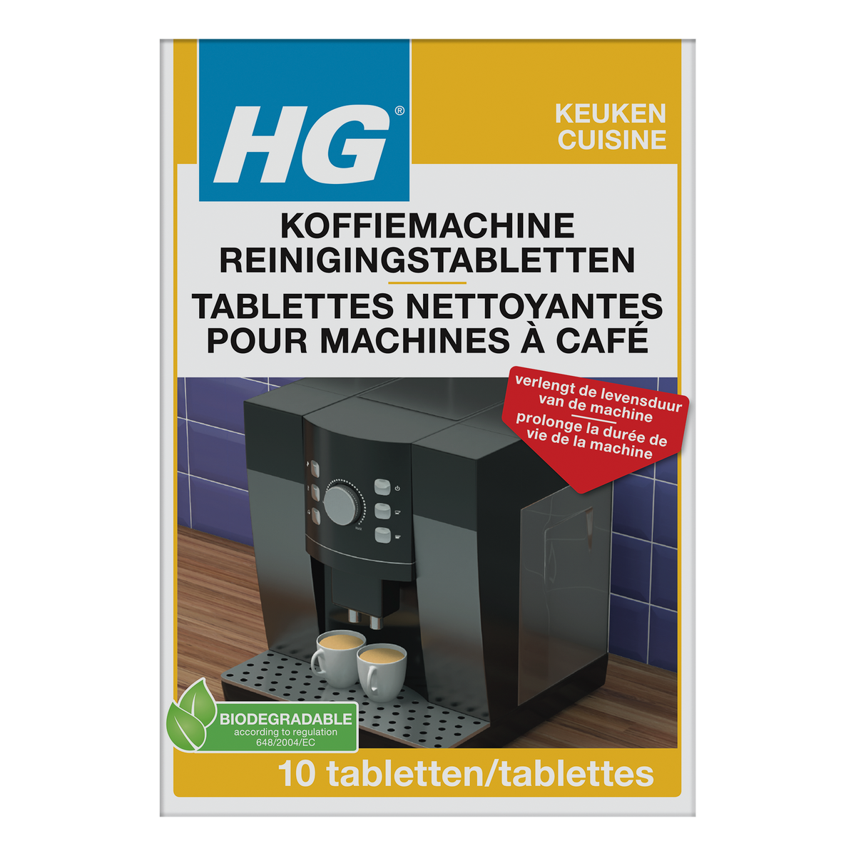 HG Koffiemachine Reinigingstablet 10.00 Stuks