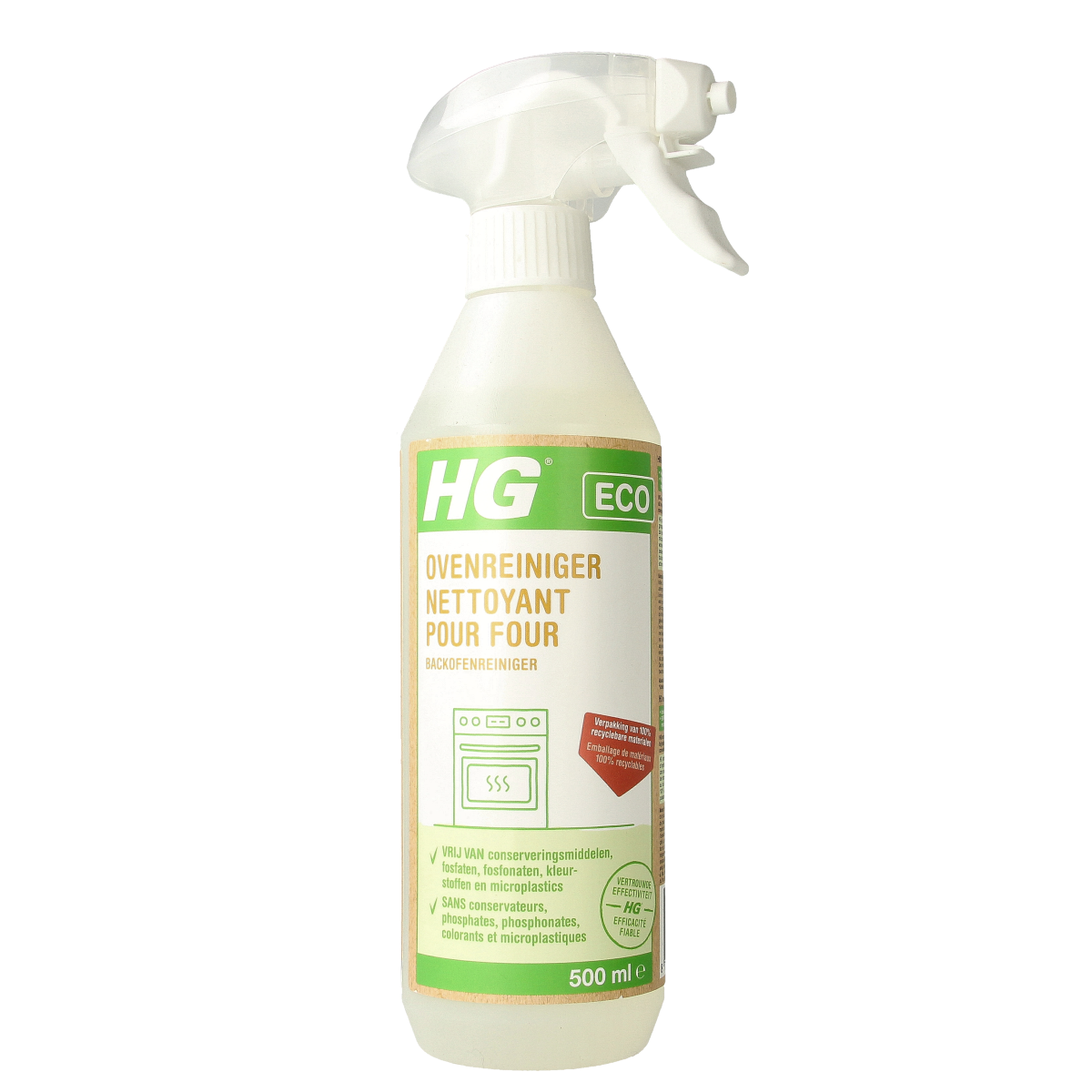 HG Eco ovenreiniger 500.00 Milliliter