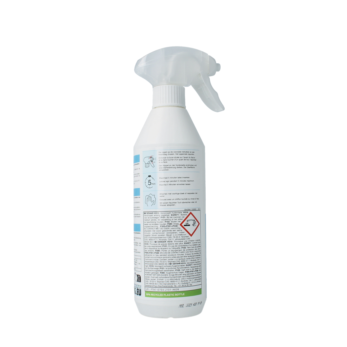 HG Kalkweg gekleurd sanitair 500.00 Milliliter
