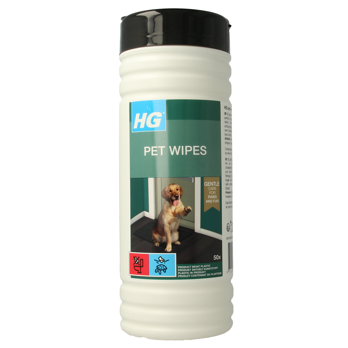 HG Pet wipes 50.00 Stuks