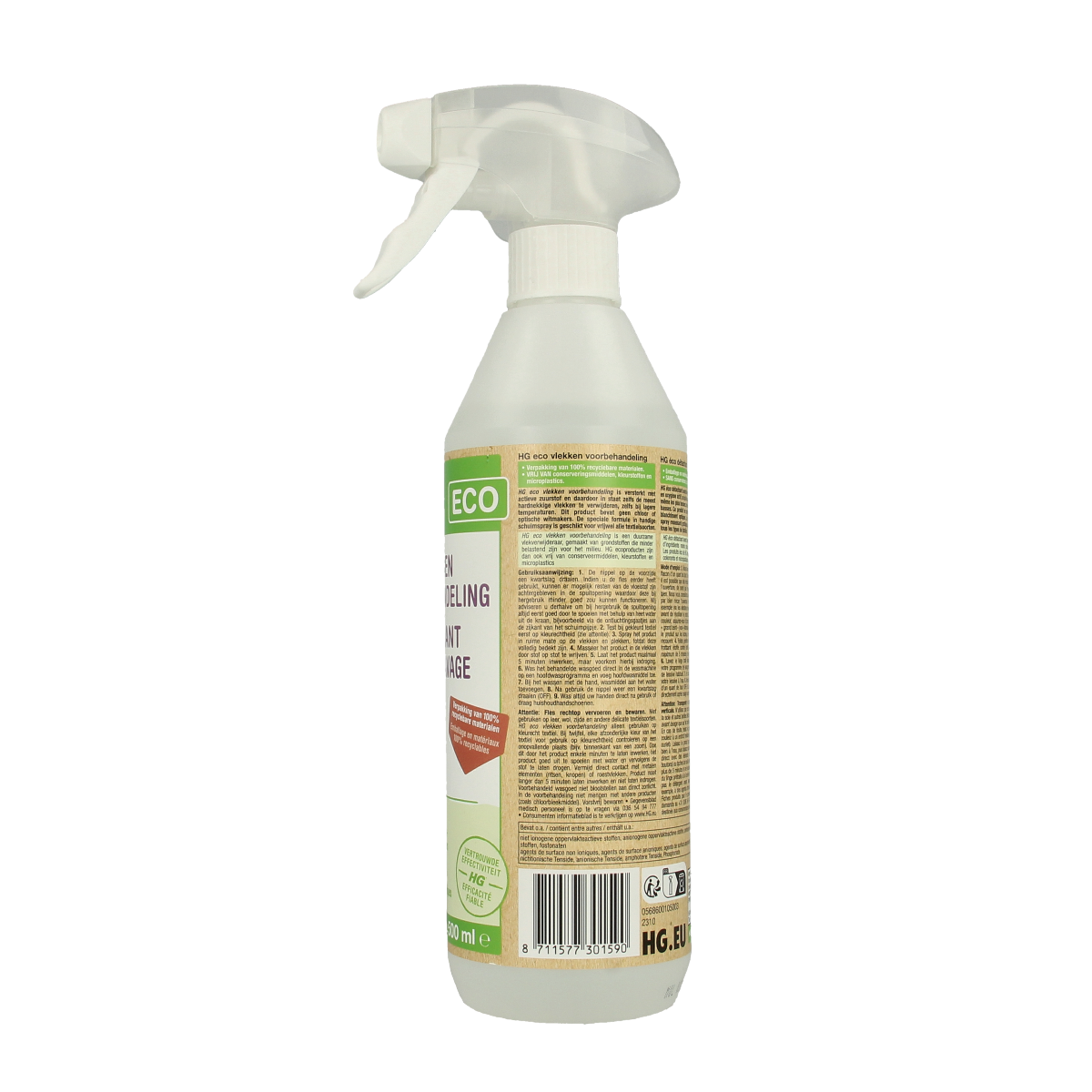 HG Eco vlek voorbehandeling 500.00 Milliliter