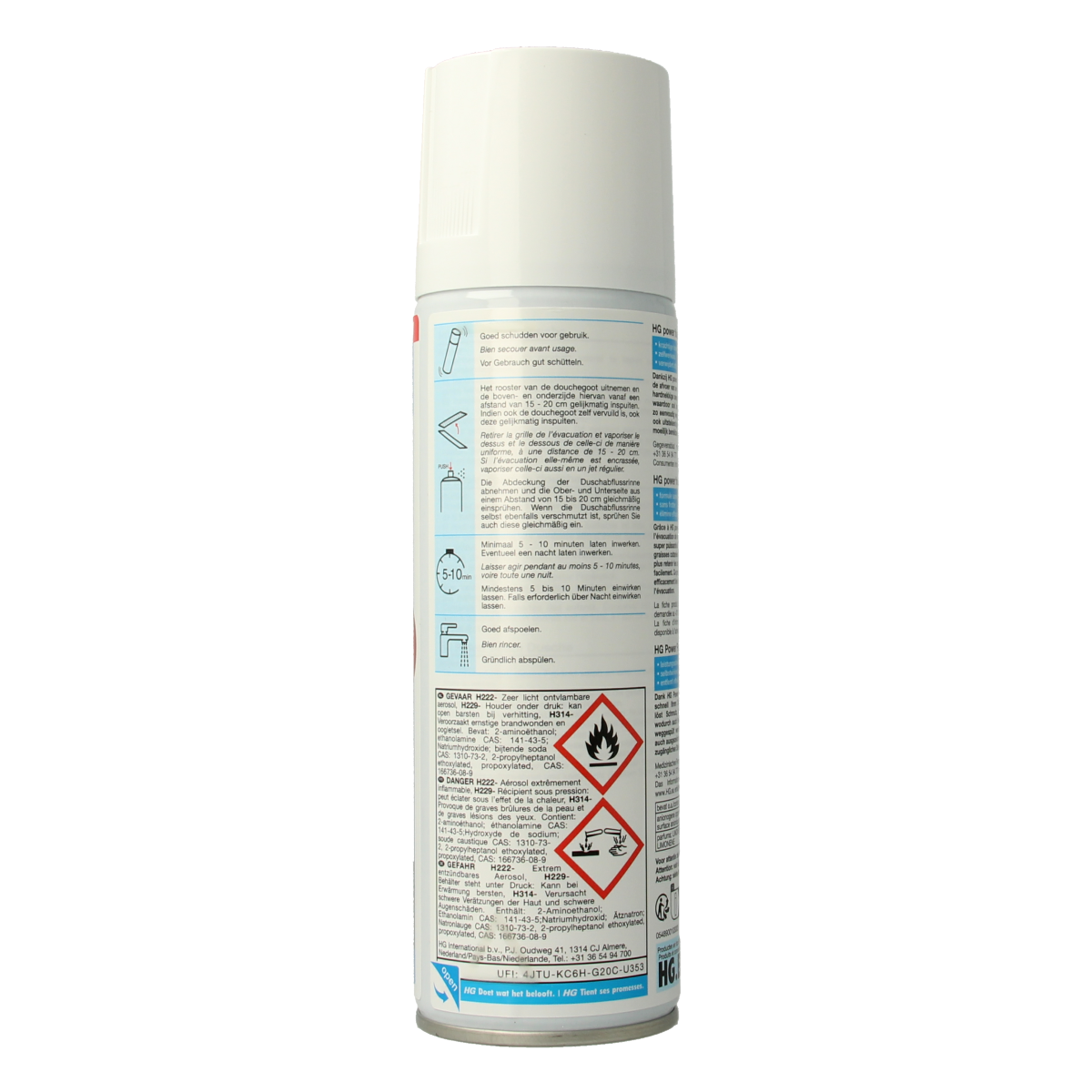 HG Power foam douche 300.00 Milliliter
