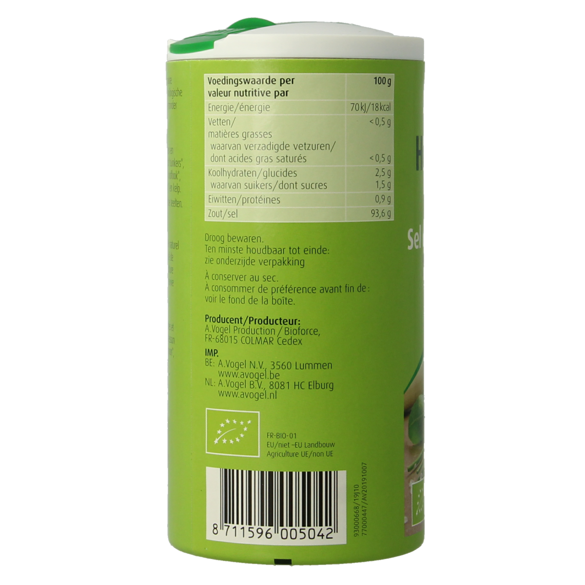 A Vogel Herbamare kruidenzout bio 250.00 Gram