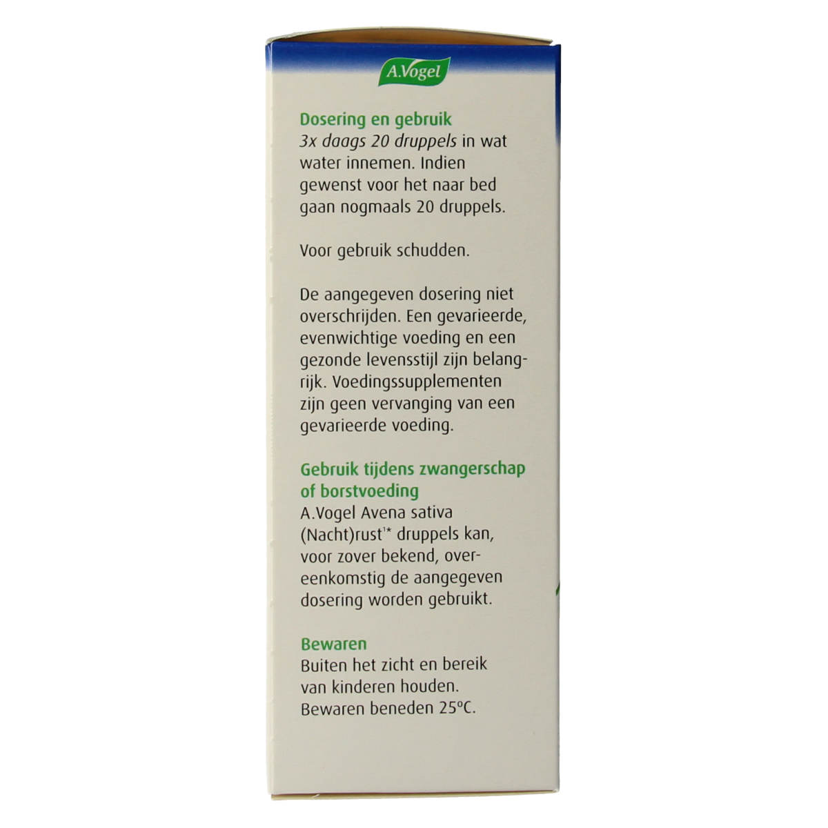 A Vogel Avena sativa (nacht)rust 100.00 Milliliter