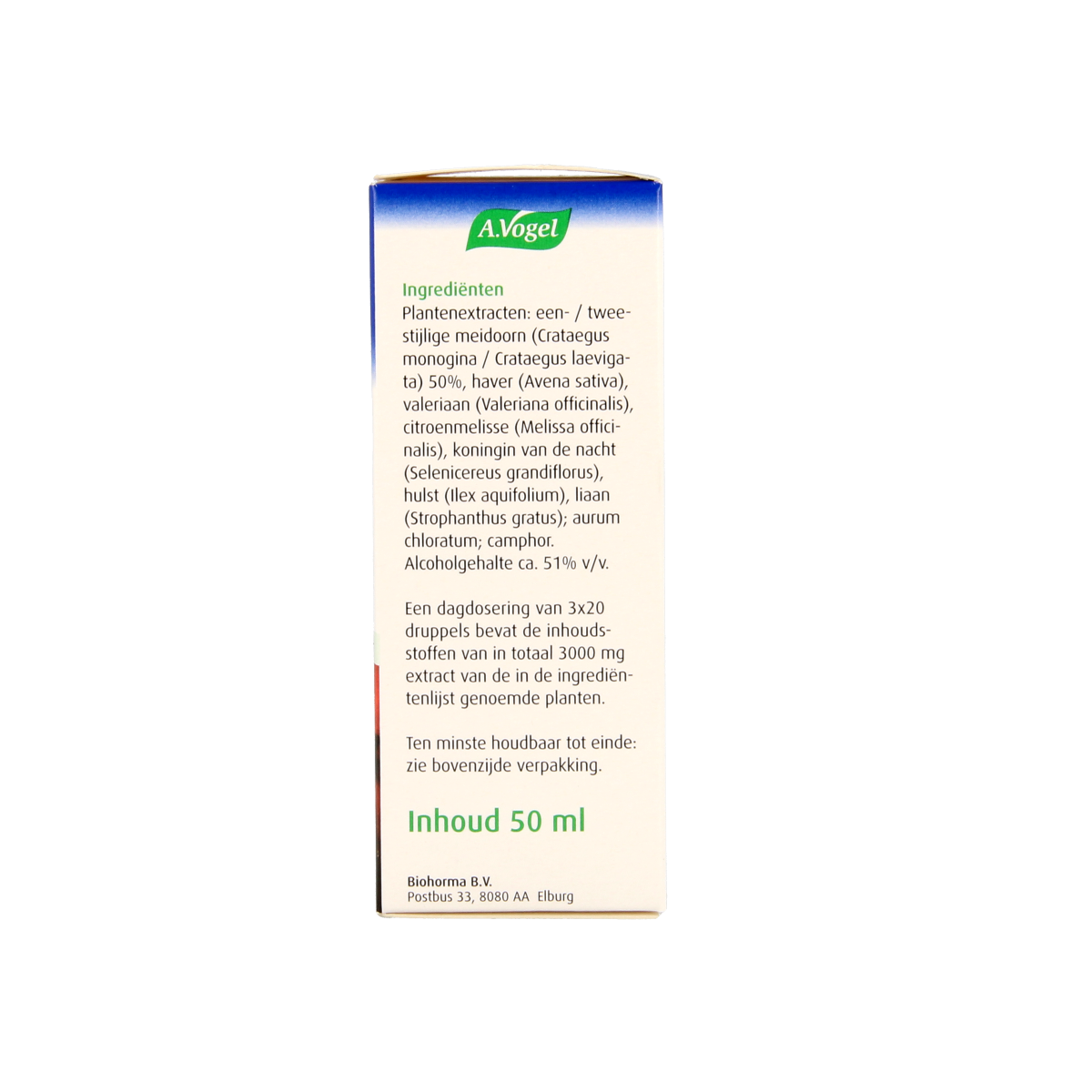 A Vogel Crataegus + valeriaan druppels 50.00 Milliliter