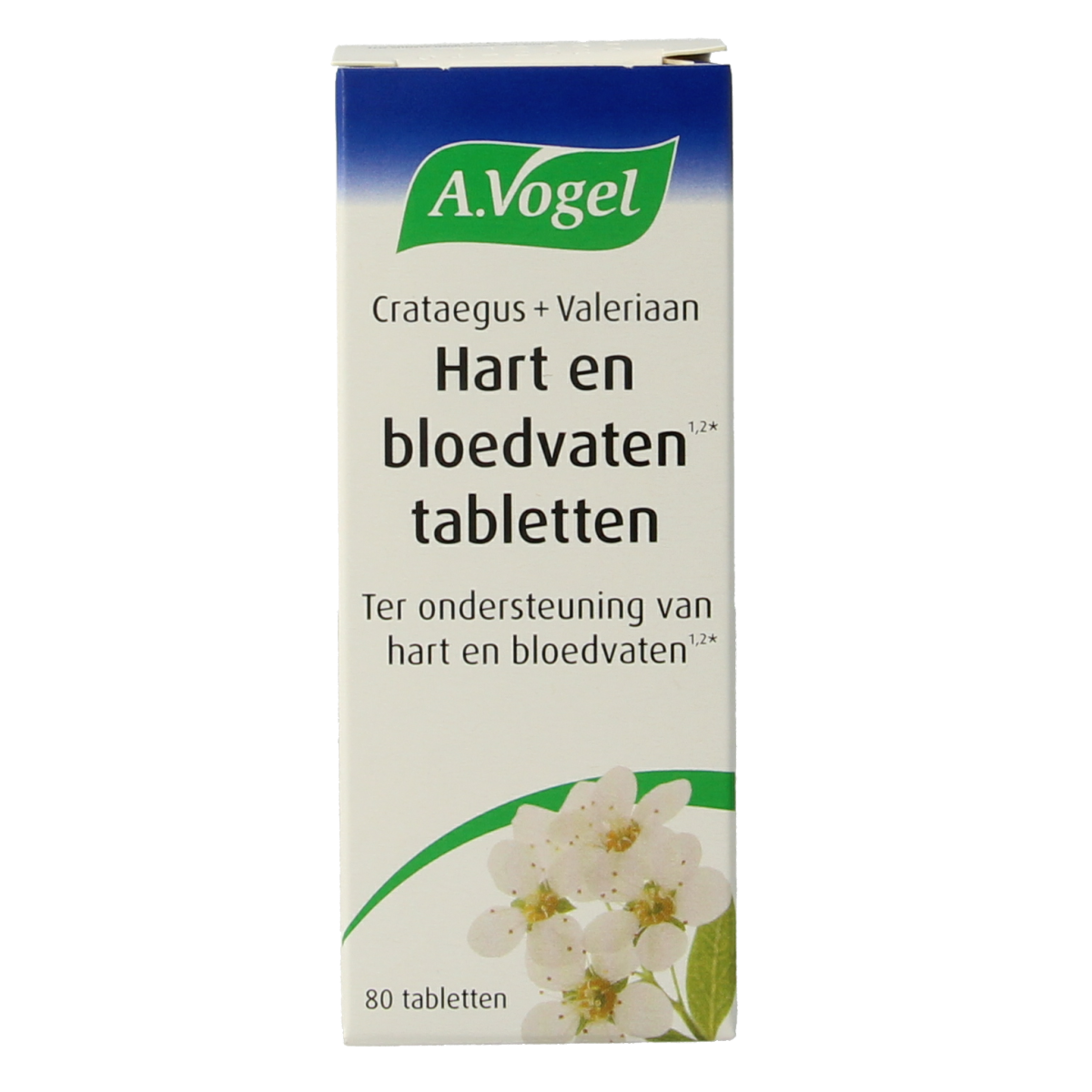 A Vogel Crataegus + valeriaan tabletten 80.00 Tabletten