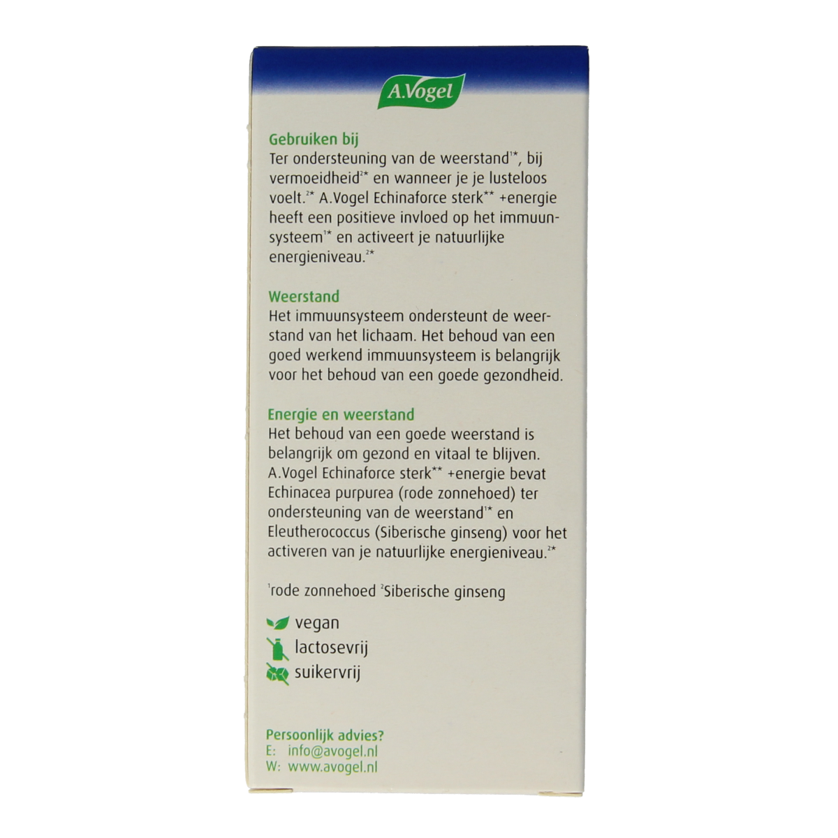 A Vogel Echinaforce tablet sterk & energie 30.00 Tabletten