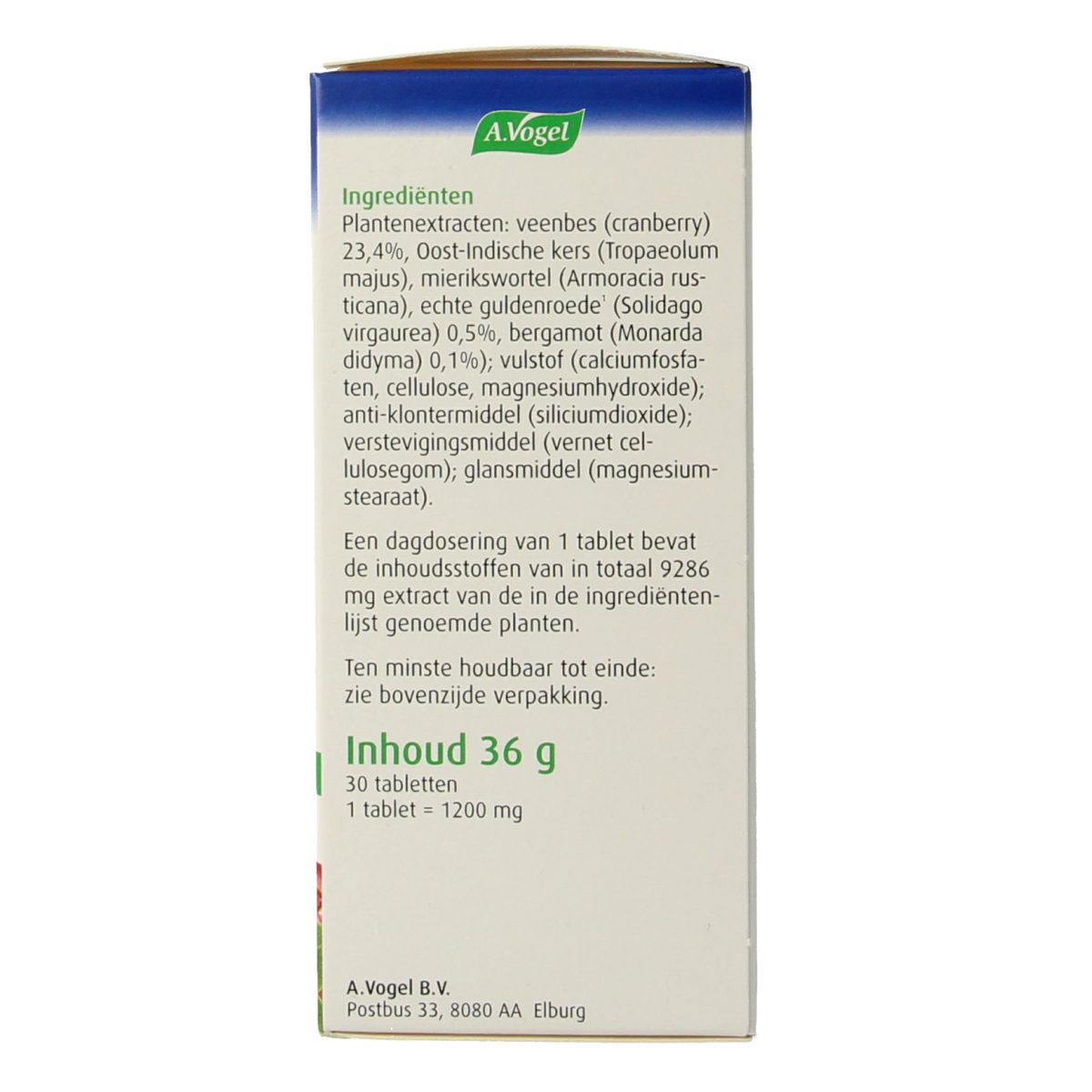 A Vogel Cranberry monarda 30.00 Tabletten