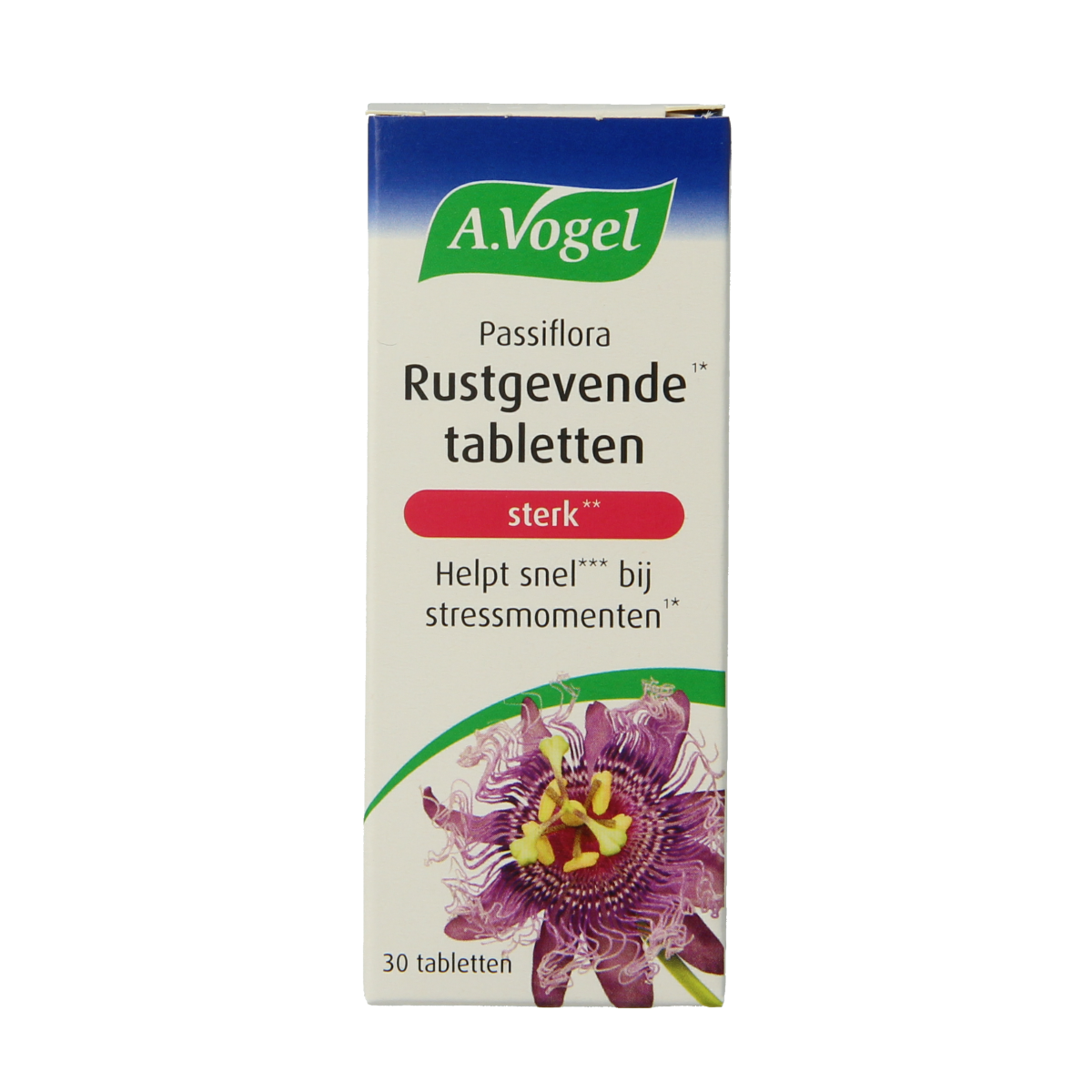A Vogel Passiflora rustgevende tabletten sterk 30.00 Tabletten