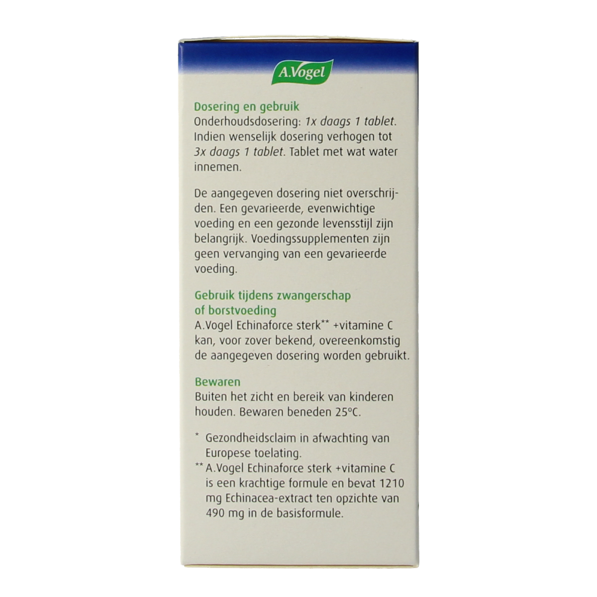 A Vogel Echinaforce sterk + vitamine C 45.00 Tabletten