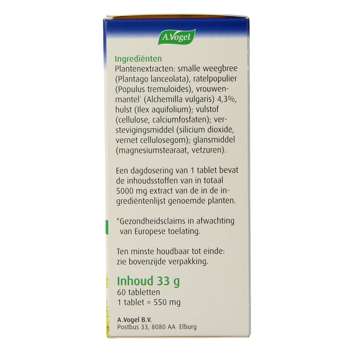 A Vogel Alchemilla gewrichten tabletten 60.00 Tabletten